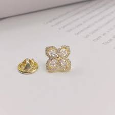 Aretes Flor Imperial Giratoria